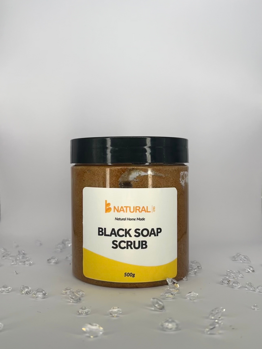 Black soap scrub